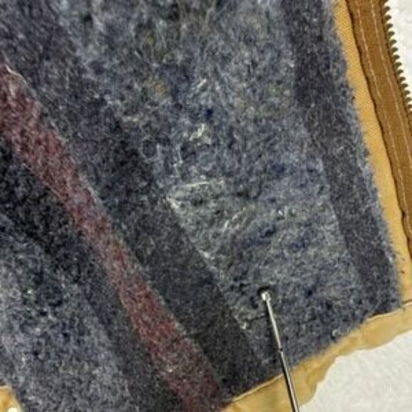 Carhartt Detroit Jacket Blanket Lined Mens Small J01 6BLJ BRN Brown - Picture 14 of 16